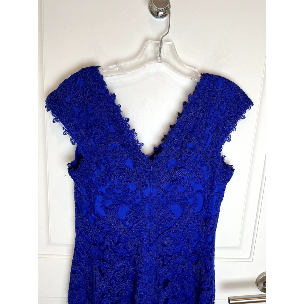 Tadashi Shoji Royal Blue Lace Midi Dress - Picture 7 of 12